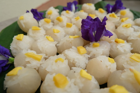 delicious sticky rice in longanの写真素材