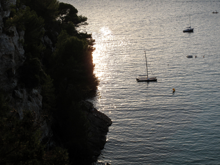 Minorca,view of cala Galdana