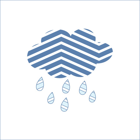 Cloud Rain Meteorology Season Sky Vector Illustrationのイラスト素材