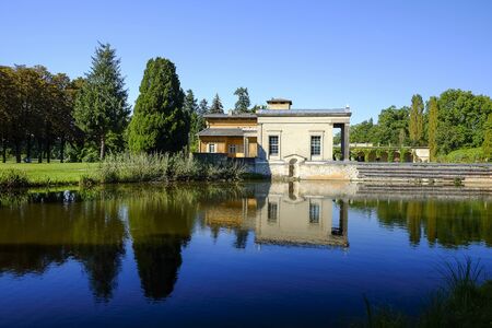 POTSDAM, GERMANY - AUGUST 29, 2017: Roman Baths in Potsdam.のeditorial素材