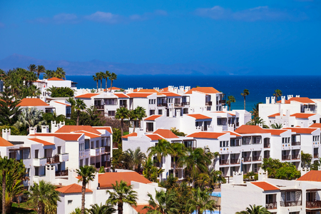 View on Butihondo close to Costa Calma on the Canary Island Fuerteventura, Spain.の写真素材