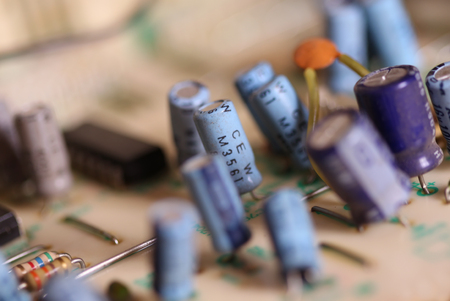 Part of printed circuit boardの写真素材