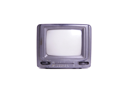 Old small TVの写真素材