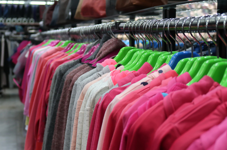 Sweatshirt on displayの写真素材