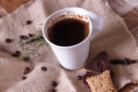 Coffee and cookiesの写真素材