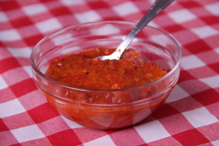 Ajvar, serbian foodの写真素材