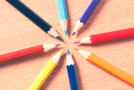 Colored pencilsの写真素材