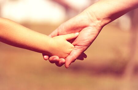 Holding handsの写真素材