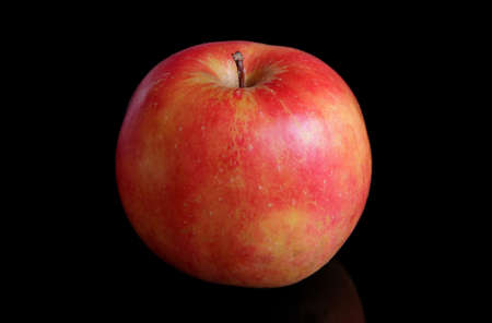 Apple isolated on black