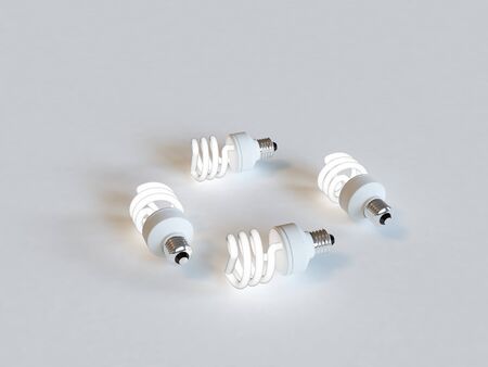 energy saving light.の写真素材