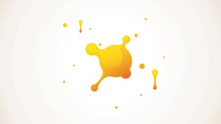 Background graphcis with a nice orange splatter effect in the center のイラスト素材