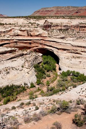 Kachina is "the middle bridge." located at Natural Bridges National Monument which is a U.S. National Monument located in Utah.の写真素材