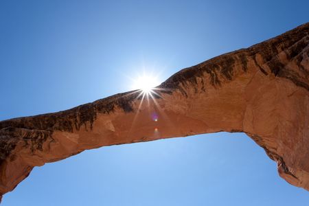 Natural Bridges National Monument is a U.S. National Monument located in Utah.  Owachomo is the smallest and thinnest of the three natural bridges here and is commonly thought to be the oldest.の写真素材