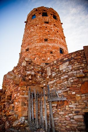 Old Watch Tower at Grand Canyon National Park, Arizona, USAの写真素材