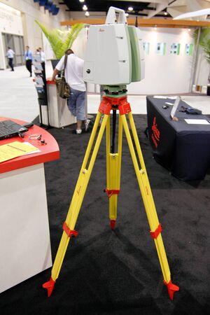 SAN DIEGO - JULY 14: GPS on the trade floor of the ESRI (Environmental Systems Research Institute) user conference. July 14, 2010 in San Diego Californiaのeditorial素材