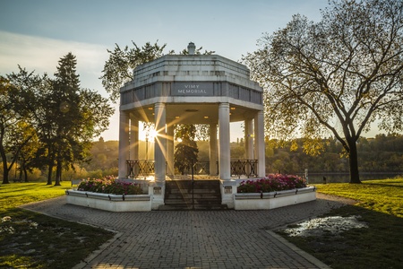 The Vimy Memorial Bandshell was built in 1937 to honour Canada's participation in the First World War at the 1917 Battle of Vimy Ridge.のeditorial素材