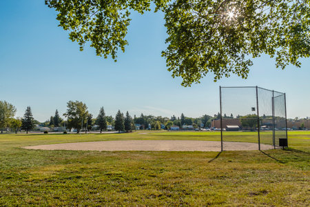 Scott Park in Saskatoon, Saskatchewanの写真素材