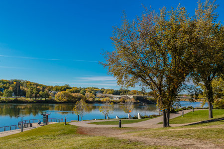 River Landing in Saskatoon, Saskatchewan, Canada