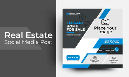 Template for home Sale social media postのイラスト素材