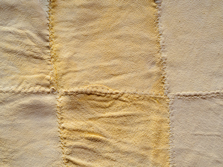 abstract yellow soft leathe Chamois texture backgroundの写真素材