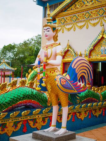 Kinnari is Half-bird - half-woman creature at south-east Asian Buddhist mythologyの写真素材