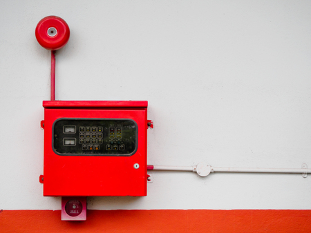 power control box with alarmの写真素材