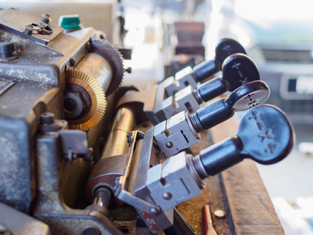 professional machine makes key copyの写真素材