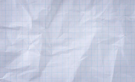 Close-up white crumpled paper texture background.の写真素材