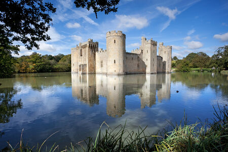 Bodiam castle, East Sussexのeditorial素材