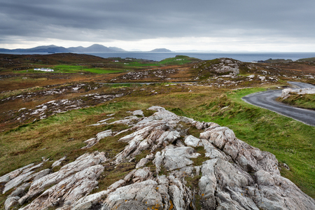 Donegal rugged landscapeの写真素材