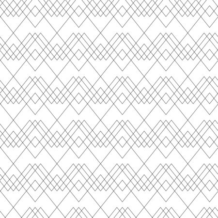 vector vintage retro seamless line geometric vector backgroundのイラスト素材