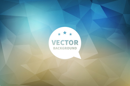 Abstract triangle shape blue backgroundのイラスト素材