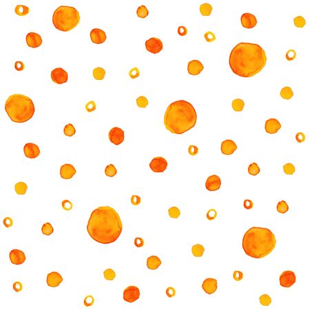 brush watercolor circle seamless vector background patternのイラスト素材