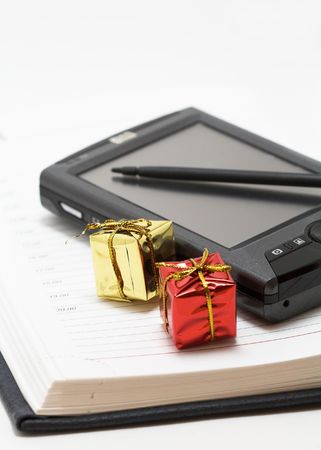 personal notebook and giftsの写真素材