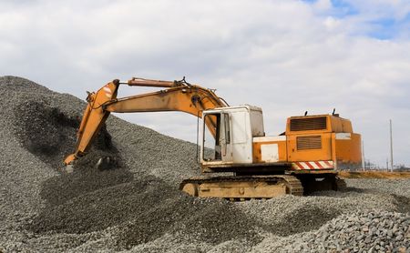 The building machine for performance of ground works