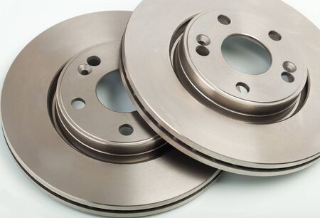 Two brake disk for the carの写真素材