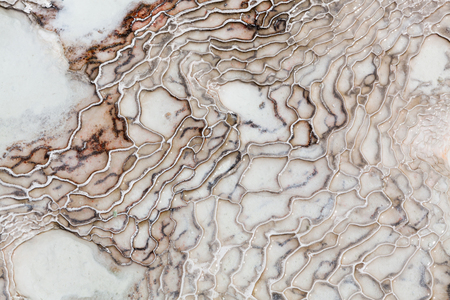 pamukkale turkey iron minerals texture good for backgroundの写真素材
