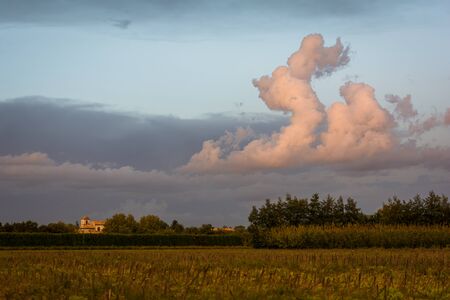 Castle like house in French countryside