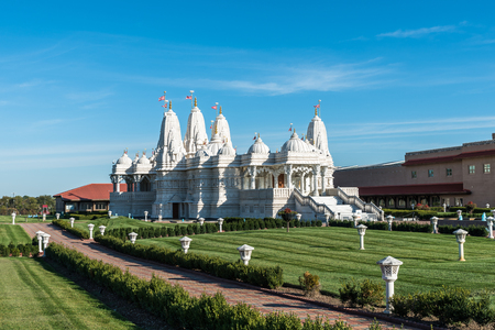 Traditional Hindu place of worship in Chicagoの写真素材