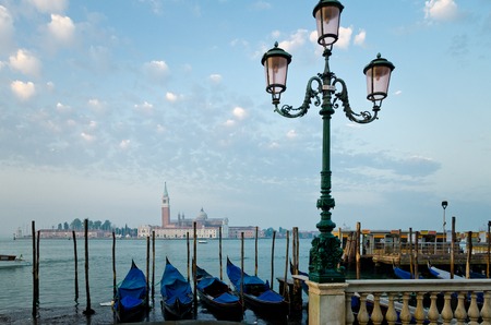 View from boardwalk in Venice Italyの写真素材