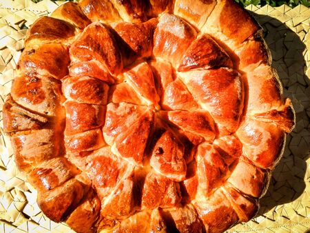 Freshly baked homemade pastriesの写真素材