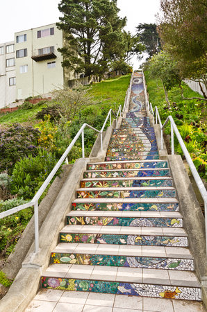 Moraga Steps in San Francisco
