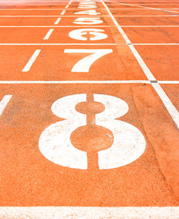 Number Racetrackの写真素材