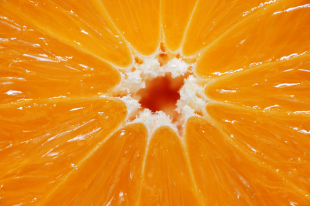 Ripe orange, small depth of field. Orange texture. Backgroundの写真素材