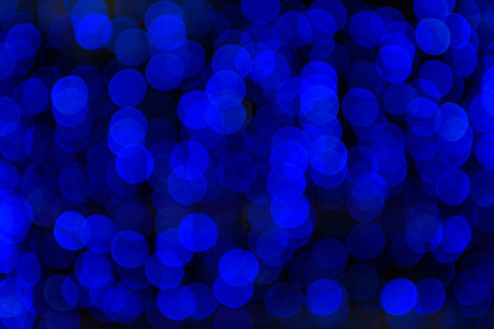 Blue bokeh background. Abstract bokeh backgroundの写真素材