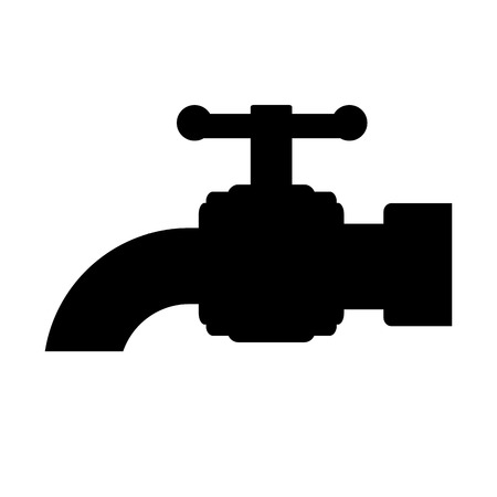 Water tap icon, tap symbol. Tap Water IconLogo Templateのイラスト素材