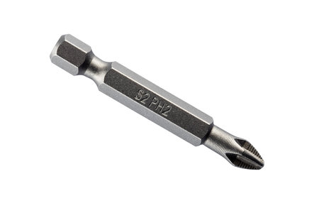 Screwdriver bit isolated on a white background. Screwdriver bitの写真素材