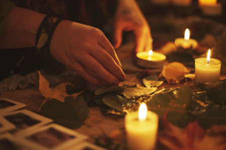 Intimate Memorial Candle Lightingの素材