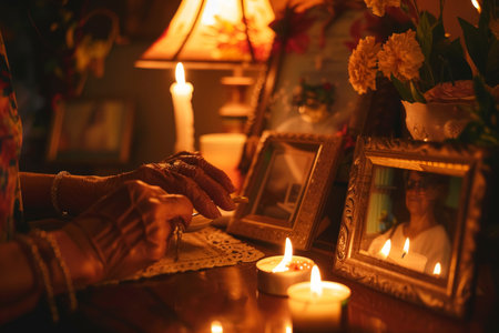 Intimate Memorial Candle Lightingの素材