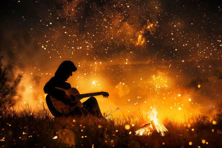 Cosmic Guitar Serenadeの素材